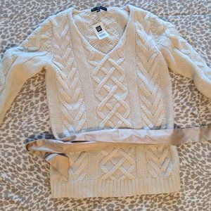 Cream knit sweater